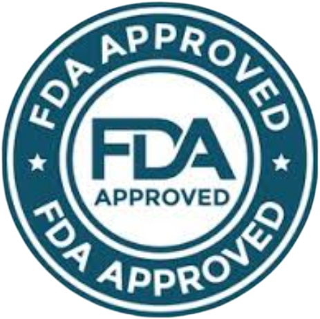 ProstaVive FDA approved facility quality assurance seal badge.